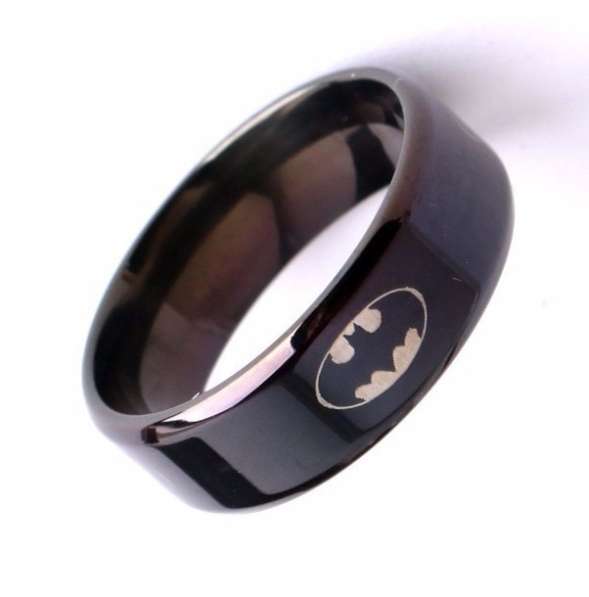 Кольцо Бэтмана с бархатным мешочком в Перми фото 5