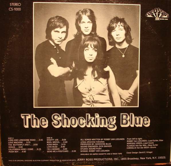 Пластинка Shocking Blue ‎– The Shocking Blue в Санкт-Петербурге фото 4