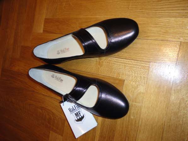 Продаю новые кожаные черные туфли р. 38,5-39 в Москве фото 3