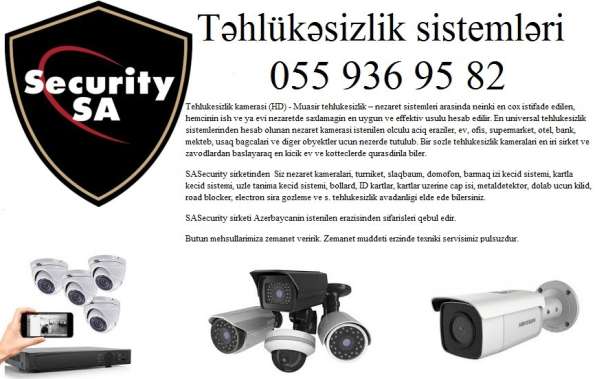 ❈Tehlukesizlik kameralari satisi ❈
