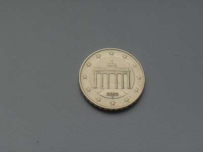 Монета 10 Евро Центов 2002 год А Германия в Москве