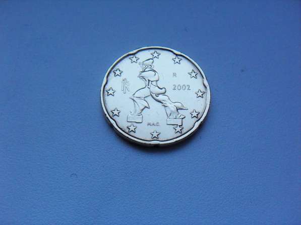 20 Евро Центов 2002 год Италия в Москве