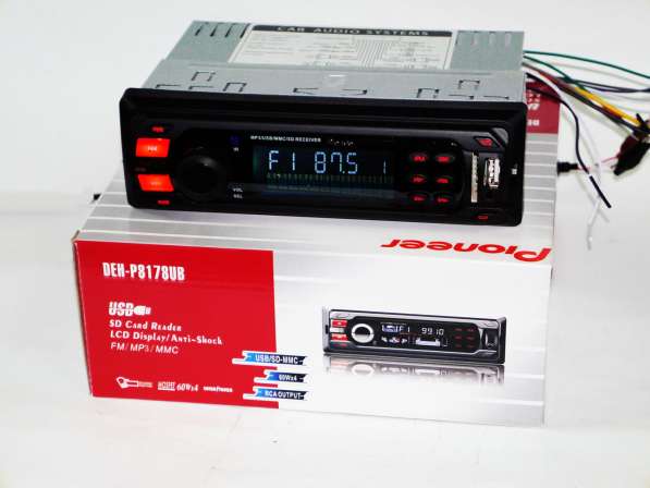 Автомагнитола Pioneer DEH-8178UB - MP3+FM+USB+SD+AUX!