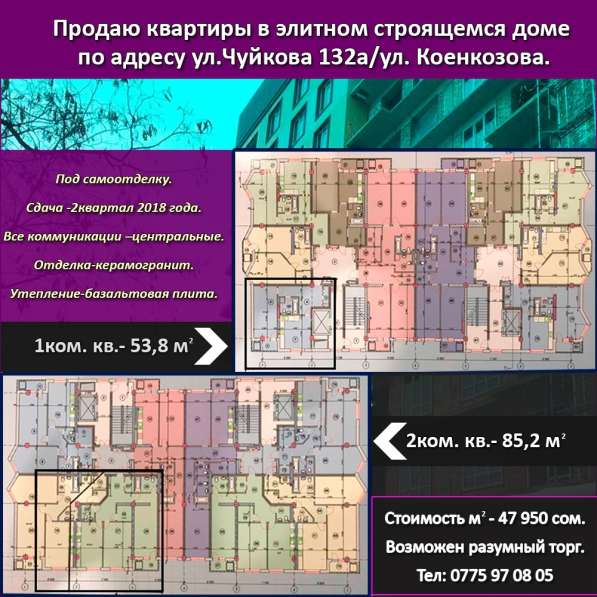 Продаю квартиры в строящемся доме!! в фото 5