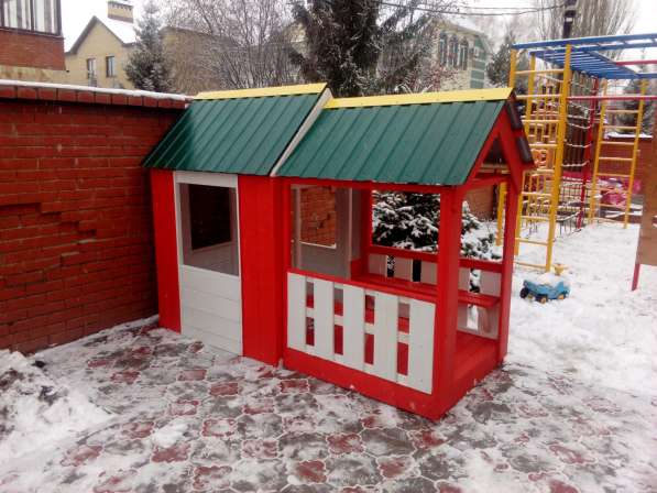 Детский домик-песочница в Омске фото 4