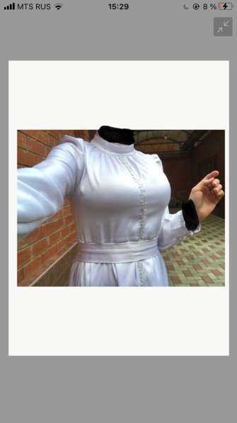 Белое элегантное платье в Грозном фото 8