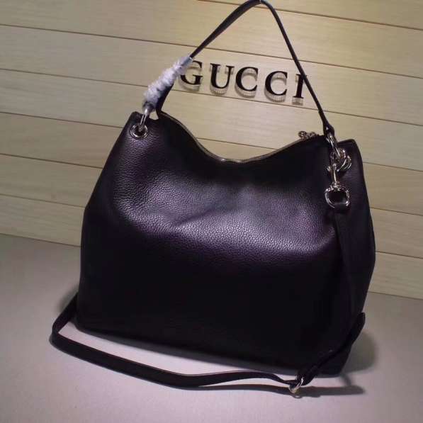 Gucci сумка на молнии чёрного цвета в Москве фото 8