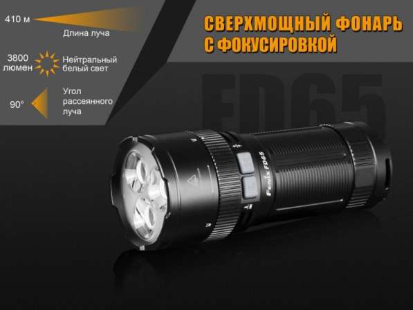 Fenix Прожектор Fenix FD65 для любителей отдыха на природе в Москве фото 9