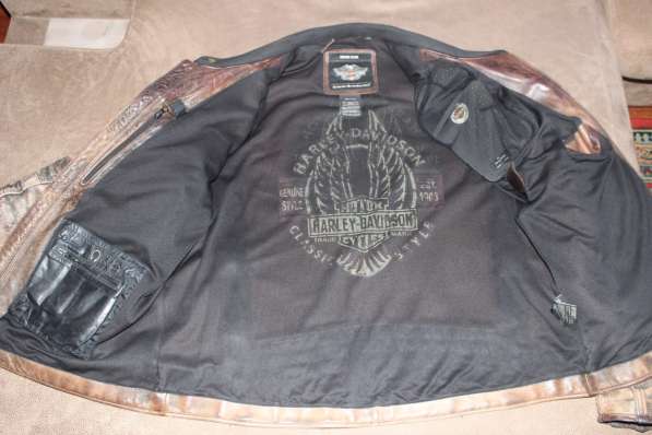 Кожаная куртка Harley Davidson, 2XL в Наро-Фоминске фото 5