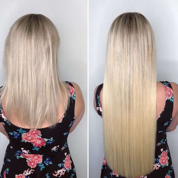 Наращивание волос в Москве фото 12