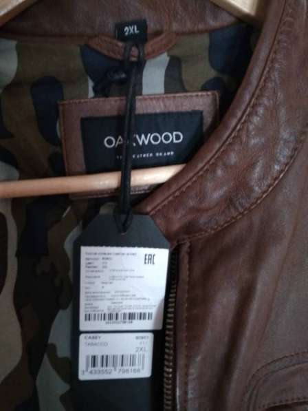 Куртка кожаная Oakwood 48 р. новая в фото 3