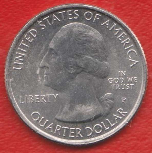 США 25 центов 2013 г. квотер парк Победа Перри знак P в Орле
