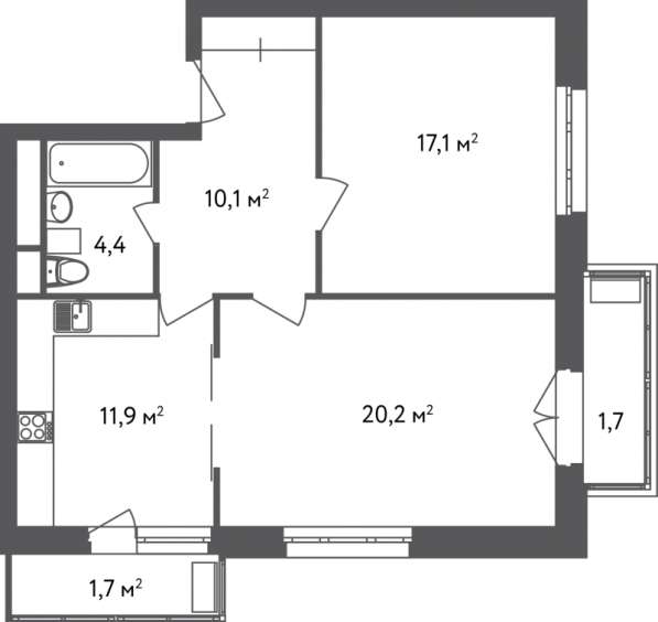 1-2-3к квартиры в Москве и МО (новостройки) в Москве фото 11