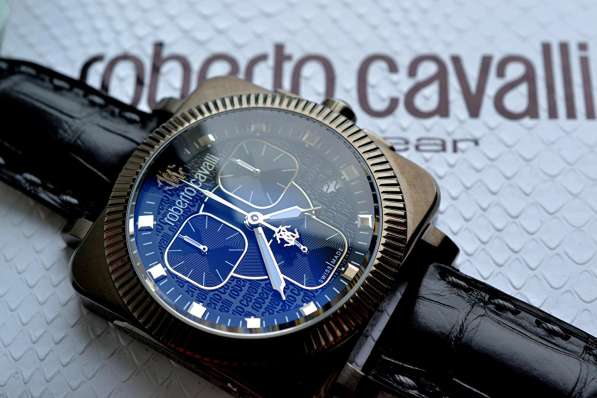 Модные часы Roberto Cavalli Swiss Made на крокодиле в Рязани фото 11