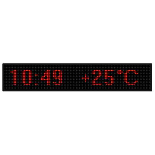 Часы, термометр - табло бегущая строка в Чайковском фото 3