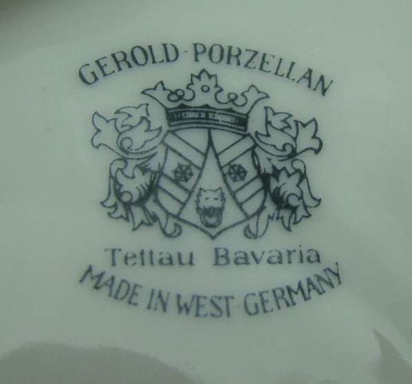 Gerold Porzellan лоток блюдо фарфоровое Цветы (U312) в Москве