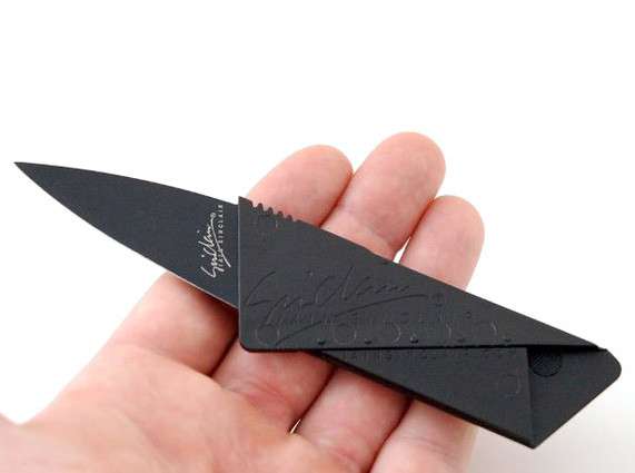 Нож-кредитка складной