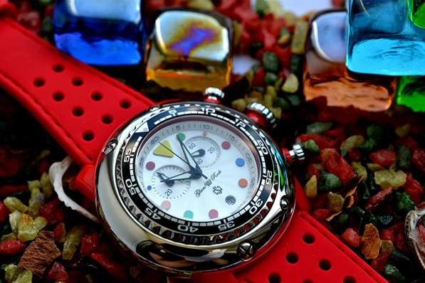 Яркие часы-хронограф на лето Glam Rock в Рязани фото 6