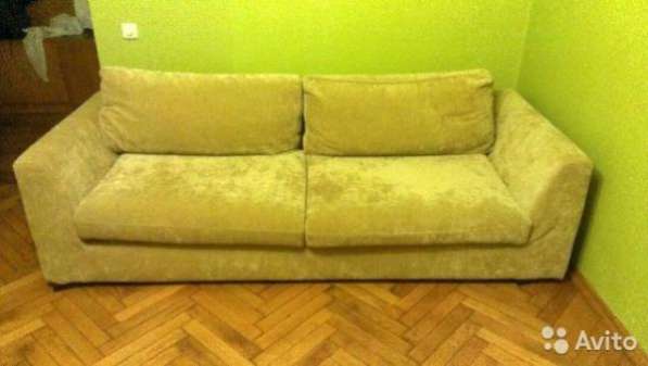 бежевый диван-кровать в отличном состоянии в Москве фото 3