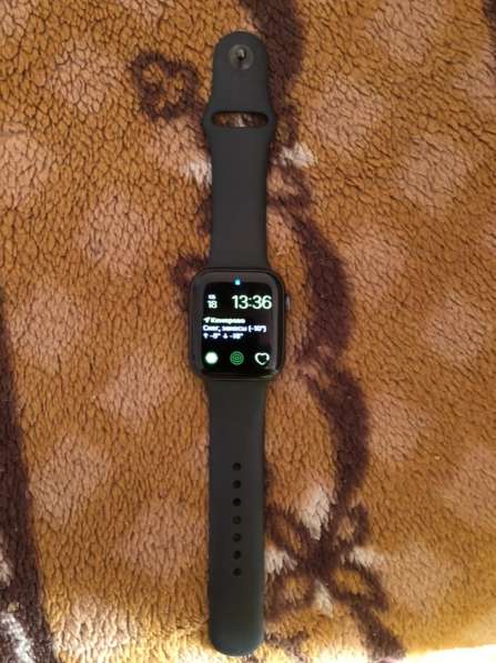 Apple watch s4 44 mm black sport в Кемерове