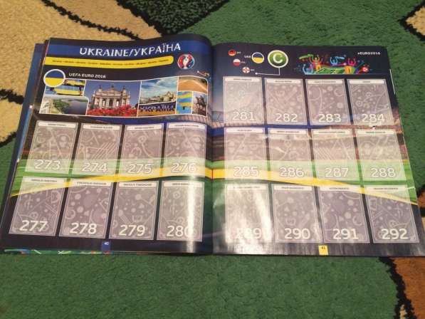 Коллекция наклеек Panini UEFA EURO 2016 (альбом+блок) в фото 3