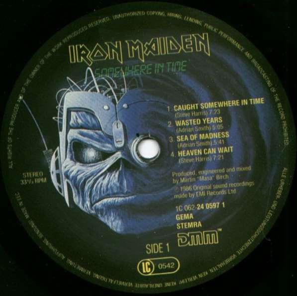 Iron Maiden - Somewhere In Time в Санкт-Петербурге