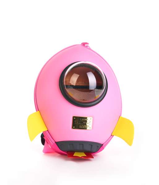 Детский рюкзак Ракета (розовый) Supercute