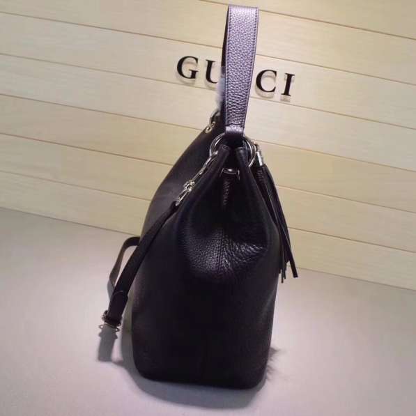 Gucci сумка на молнии чёрного цвета в Москве фото 6