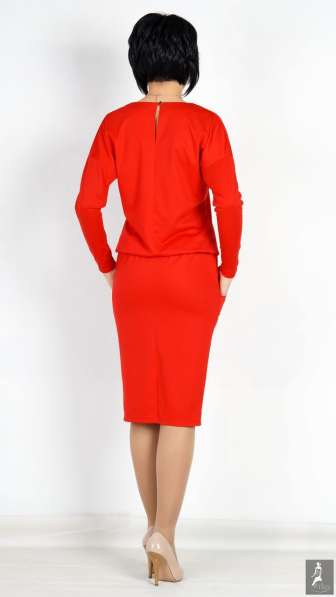 Красное платье 54 размера бренд Ajour в Москве