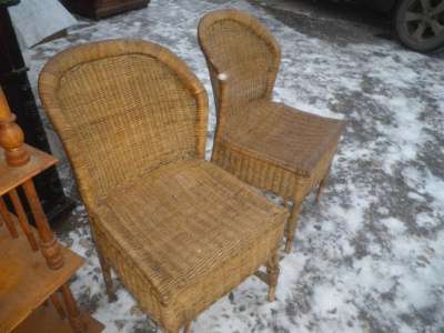 Старинные плетённые кресла в Москве фото 4