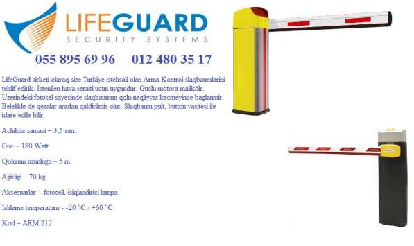 ❖Şlaqbaumun quraşdırılması ☎ ❖ в 