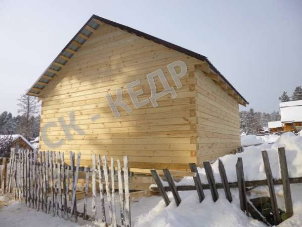 Брусовое строительство бани, дома, гаражи в Красноярске фото 6