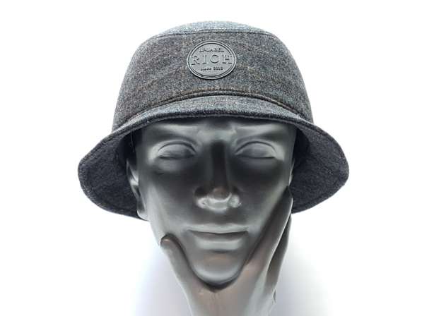 Шляпа панама мужская шерстяная LF Rich (серый) в Москве фото 9