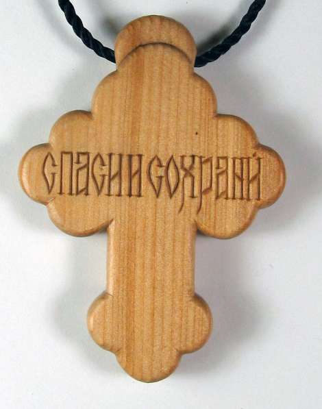 Крест нательный из дерева ручной работы в Петрозаводске фото 3