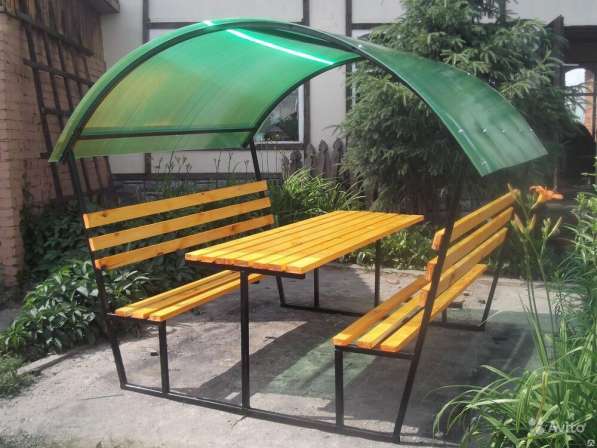 Дачная беседка в Зарайске фото 5