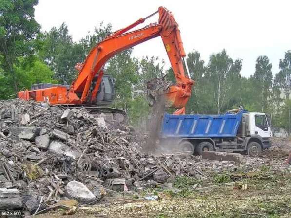 Демонтаж и снос зданий и строений / вывоз мусора в Москве фото 4