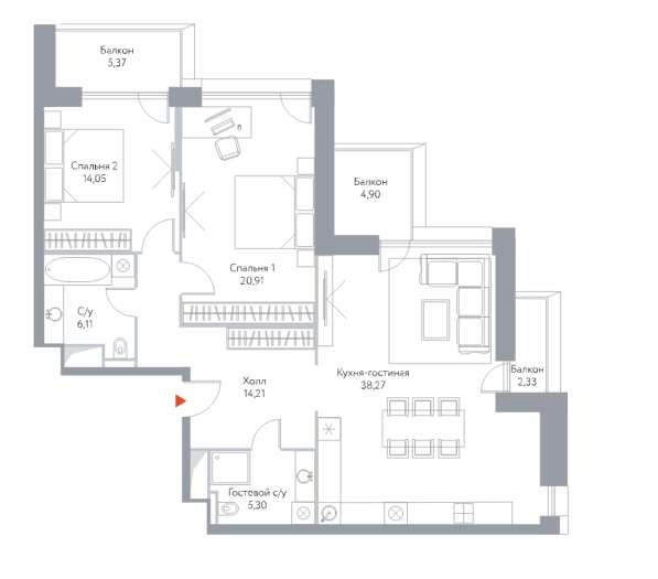 Элитный Дом! Москва, рядом ст. метро в Москве фото 12