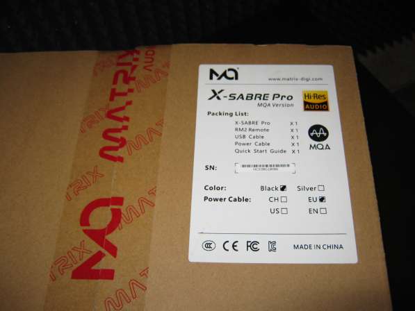 Цап Matrix X-Sabre Pro MQA в Твери фото 7