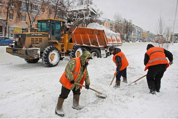 Уборка снега в Новосибирске