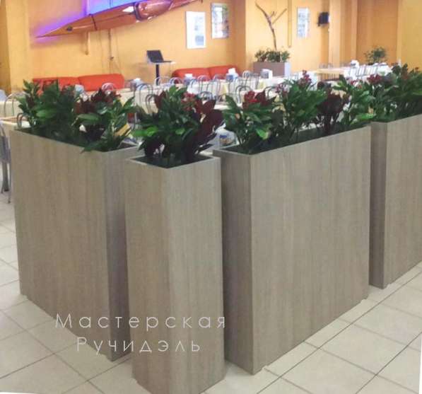 Перегородки для кафе, зонирование залов кафе и ресторанов в Москве фото 8