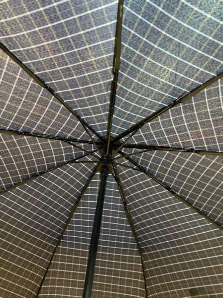 Мужской зонт в клетку Robin в Москве фото 8