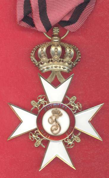 Германия Вюртемберг Орден Короны Командорский крест с короно