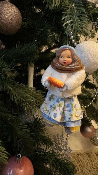 Ватные игрушки на елку