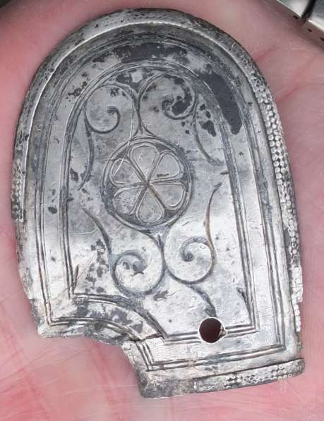 Серебряная накладка на навершие рукояти шашки, царская Росси в Ставрополе фото 6