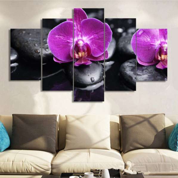 Модульная картина "Орхидея" - печать на холсте в фото 3