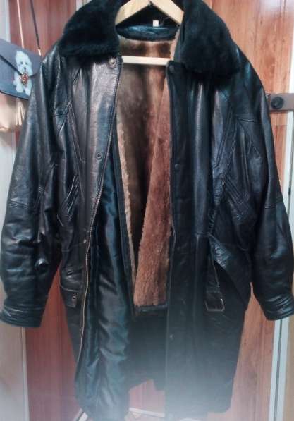 Мужская Куртка кожаная, утеплённая, (удлинённая) - (новая) в Белгороде фото 4