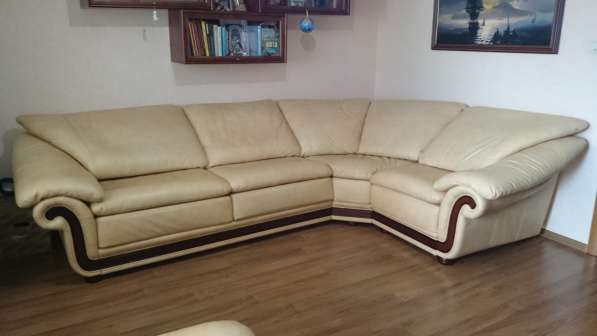 Угловой диван Премиум класса - натуральная кожа в Балашихе фото 5
