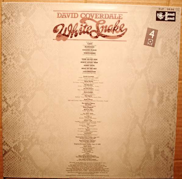 Пластинка виниловая David Coverdale – Whitesnake в Санкт-Петербурге фото 6