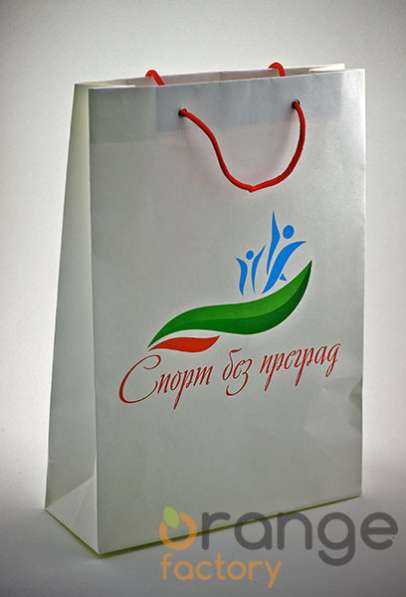 Изготовление Бумажных пакетов с нанесением логотипа в Москве фото 5