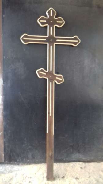 Деревянный крест на могилу в Миассе фото 6